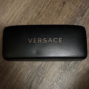 Versace Black Case with Gold Logo